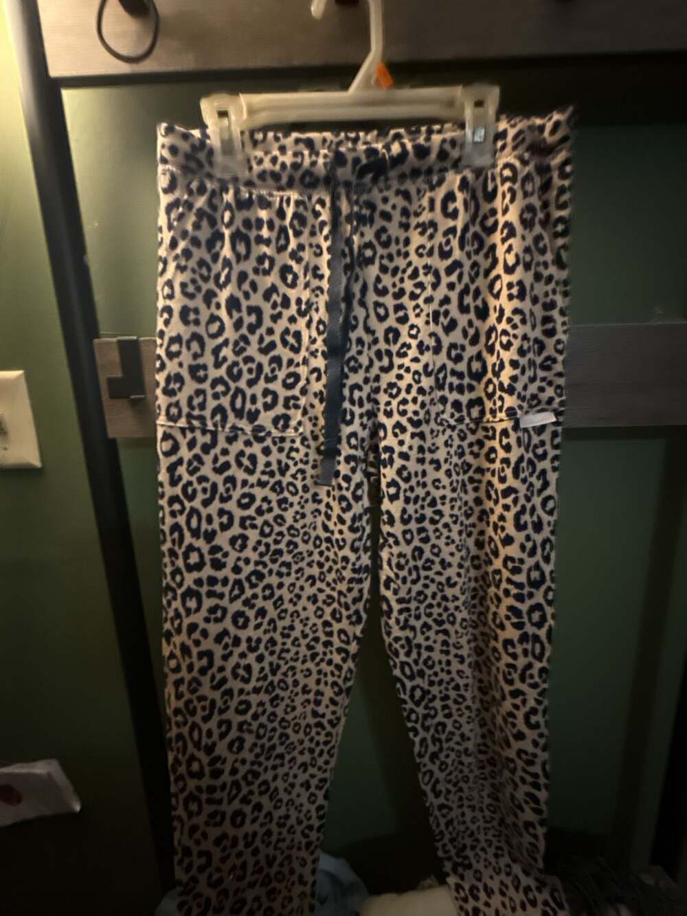 Thalia Sodi Lounge Pants Size M Leopard Print Drawstring
